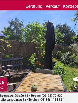 Perfekte Alternative für eine Eigentumswohnung mit Terrasse und sonnigem Garten in toller Lage - Ginsheim-Gustavsburg