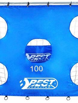 Best Sporting Fußballtor Mit Torwand 5 Schusslöcher (Set), 240 x 170 cm