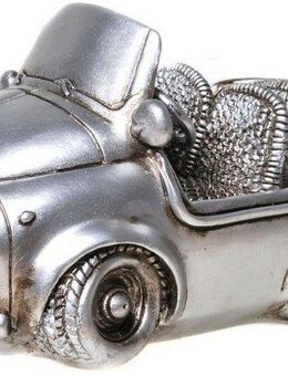 Ambiente Haus Spardose Cabrio, silberfarben, (1-tlg), Sparschwein, Retro-Design, ideales Geschenk