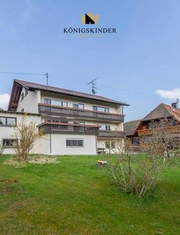Naturnahes Wohnidyll mit Gartenzugang - 2-Zimmer-Wohnung (ca. 75?m²) mit viel Potenzial - Bad Wildbad