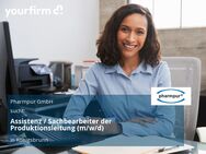 Assistenz / Sachbearbeiter der Produktionsleitung (m/w/d) - Königsbrunn