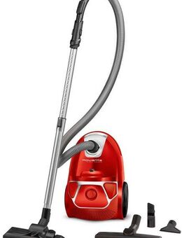 Rowenta Bodenstaubsauger Compact Power mit Beutel, 750 W, 3 L Kapazität, für alle Bodenarten, 750 W, mit Beutel, geringer Energieverbrauch, kompakt, einfache Aufbewahrung, RO3953