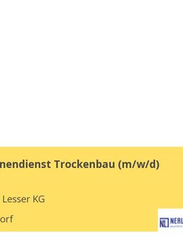 Vertriebsinnendienst Trockenbau (m/w/d) - Deggendorf