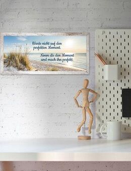 Bönninghoff Bild mit Rahmen, Bilder vom Sonnenuntergang & -aufgang, Sprüche, Sprüche & Texte, Strand (1 St)