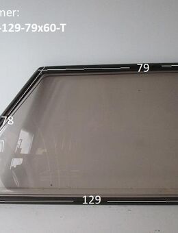 Wohnwagenfenster Langlotz DR D907 ca 129/89 x 60 trapezförmig, gebraucht, Fendt / Tabbert - Schotten Zentrum