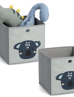 Zeller Present Organizer Koala (Set, 2 St), Aufbewahrungsbox, flach zusammenfaltbar, Vlies
