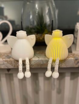 3D- gedruckte Engel Figur mit baumelnden Beinen, Deko , Weihnachten - Cuxhaven