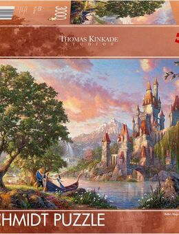 Schmidt Spiele Puzzle Disney, Belle's Magical World von Thomas Kinkade, 3000 Puzzleteile