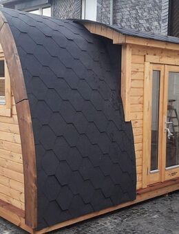 Camping POD Glamping isoliert L480 B240cm Kiefer Seiteneingang - Rietberg