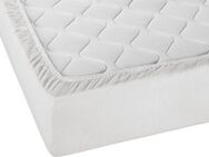 Matratzenauflage Wasserundurchlässiges Molton-Spannbetttuch mit Silberausrüstung Biberna Sleep & Protect
