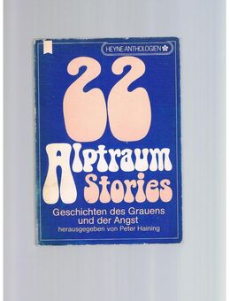 22 Alptraum Stories,Peter Haining,Heyne Verlag,1975 - Linnich