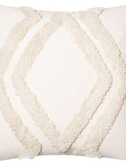 TOM TAILOR HOME Dekokissen Fluffy Rhomus, mit aufgesetzten, fluffigen Rautenmotiv, Kissenhülle ohne Füllung
