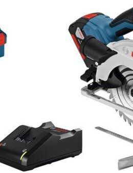 Bosch Professional Akku-Handkreissäge GKS 18V-57 G, Set, 18 V, 57 mm, inkl. 2 Akkus & Ladegerät