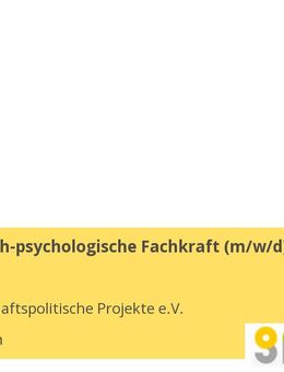 Pädagogisch-psychologische Fachkraft (m/w/d) Teilzeit - München