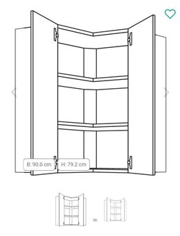 Nobilia Hängeeckschrank Neu ! - Alfter