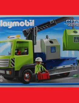 Neu Playmobil 6109 Altglas-LKW mit Containern Laster Kran Müllabfuhr Baustelle mit Figur ungeöffnet OVP - Gaggenau