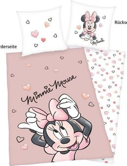 Disney Kinderbettwäsche Disney´s Minnie Mouse, Renforcé, mit tollem Minnie Mouse Motiv