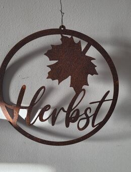 Ring Herbst Dekoring Edelrost Gartendeko - Kraftisried
