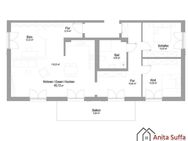 Lichtdurchflutete 3-4-Zimmer-Wohnung mit durchdachtem Grundriss und optionalem Homeoffice! - Dombühl