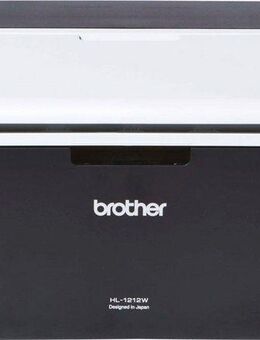 Brother HL-1212W Schwarz-Weiß Laserdrucker, (WLAN (Wi-Fi), Kompakter S/W-Laserdrucker mit WLAN)