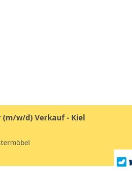 Mitarbeiter (m/w/d) Verkauf - Kiel - Kiel