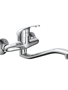 Eisl Spültischarmatur EUROPA Küchenarmatur für Wandmontage Chrom