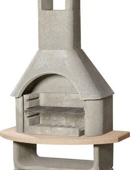 Buschbeck Grillkamin Cortina, robuster Beton-Kamin mit Grillrost, BxTxH: 110x65x206 cm