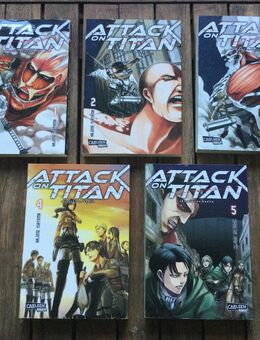 Attack on Titan Manga Comic Band 1-5 - Fulda