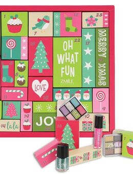 ZMILE COSMETICS Kosmetik-Adventskalender ZMILE COSMETICS Adventskalender Puzzle 'Oh What Fun' vegane Kosmetik (Packung, 24-tlg), vegane Kosmetik
