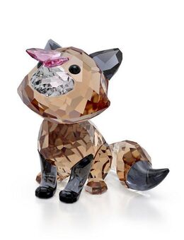 Swarovski Tierfigur Kristallfigur Sammelfigur Idyllia Fuchs und Schmetterling, (1 St)