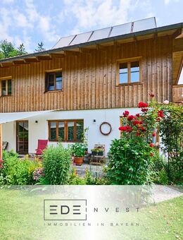 Traumhaftes, energieeffizientes Einfamilienhaus mit exzellentem Wohnklima und sonnigem Garten! - Miesbach