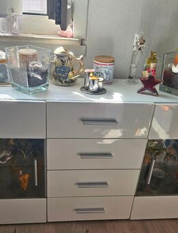Sideboard weiß glänzend - Backnang