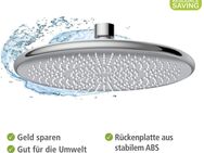 WENKO Regenduschkopf Watersaving System, Regenduschkopf Watersaving, Durchmesser 20 cm