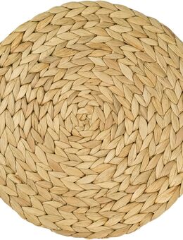 HMF 6x Tischset rund geflochten aus Wasserhyazinthe Platzset - Birkenfeld (Baden-Württemberg)