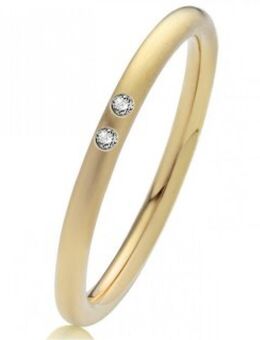 Verlobungsring Damenring GE650 mit zwei Diamant - Aholming