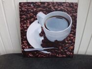 Leinwand-Bild Kaffee 40x40 cm Deko Wanddeko 3,- - Flensburg