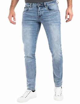 PEAK TIME Slim-fit-Jeans München Herren Jeans mit Stretch-Bund und Destroyed-Optik