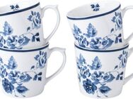 LAURA ASHLEY BLUEPRINT COLLECTABLES Becher China Rose, Porzellan, 4-teilig, 320 ml