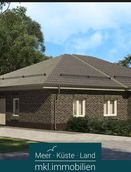NEUBAU- Erstbezug Walmdachbungalow- Doppelhaushälfte zu verkaufen - Jever