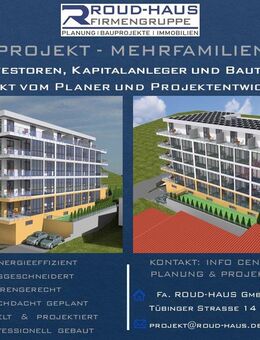 + EXKLUSIVES MEHRFAMILIENHAUS-PROJEKT! + - Singen (Hohentwiel)