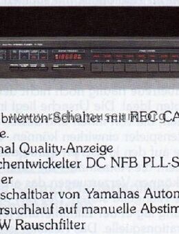 Alu Metal Front Tuner Yamaha edel AM FM YAMAHA - TUNER - HIFI-T-700 black Alu Metal Front - Dübendorf