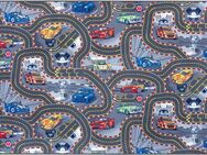 HANSE Home Kinderteppich Spielteppich Kinder, rechteckig, Höhe: 6,5 mm, Kurzflor, Kinderzimmer, Teppich, Auto, Straßen, Schlafzimmer