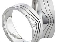 Edle Silberringe mit geschwungenen Glanzrille SR088-SR089 - Aholming