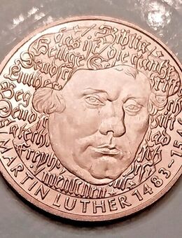5 Deutsche Mark Gedenkmünze "Martin Luther 1483 - 1546" 1983 Prägeort G - Borken