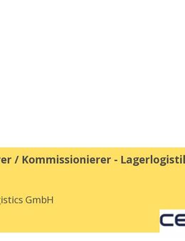 Staplerfahrer / Kommissionierer - Lagerlogistik (w/m/d) - Meppen