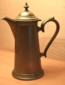 Schöner Zinnkrug mit Deckel ( Alpacca ) - Prien (Chiemsee)