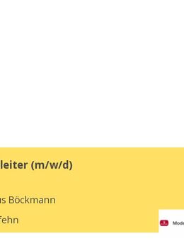 Restaurantleiter (m/w/d) - Rhauderfehn
