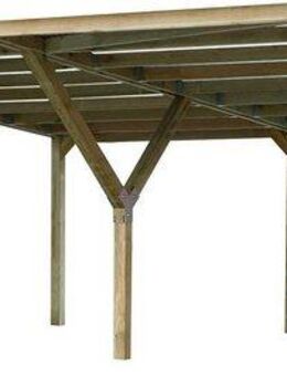 weka Doppelcarport, BxT: 592x606 cm, 241 cm Einfahrtshöhe
