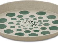 KOZIOL Dessertteller CONNECT MONSTERA DOTS, recycelbar + aus biozirkulärem Material, 20,5 cm