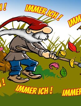 Lustiges Blechschild Immer ich - München
